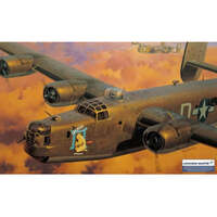 ACADEMY 12584 USAAF B-24H LIBERATOR ZODIAC 1/72 SCALE PLASTIC MODEL KIT BOMBER