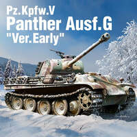 ACADEMY 13529 PZ.KPFW.V PANTHER AUSF.G VER.EARLY  1/35 SCALE  PLASTIC MODEL KIT  GERMAN MEDIUM TANK