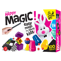 HANKY PANKY HAPPY MAGIC! - EASY MAGIC FOR YOUNG KIDS - 100 TRICKS