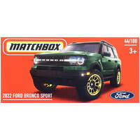 MATCHBOX HVP79 2022 FORD BRONCO SPORT 44/100 BOXED