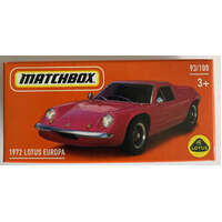 MATCHBOX HVR20 1972 LOTUS EUROPA 93/100 BOXED