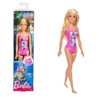 BARBIE BEACH DOLL PINK FLORAL PRINT