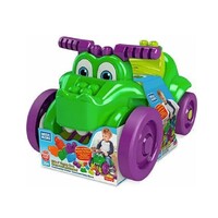 MEGA BLOKS FIRST BUILDERS RIDE N CHOMP CROC WITH BLOCKS 26PC