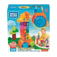 MEGA BLOKS FIRST BUILDERS COUNT N BOUNCE GIRAFFE 30PC