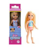 BARBIE CLUB CHELSEA BEACH CLUB 6 INCH DOLL WITH MERMAID SWIMSUIT