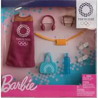 BARBIE LICENSED FASHION ACCESSORIES PACK TOKYO 2020 GJG33