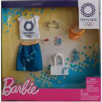 BARBIE LICENSED FASHION ACCESSORIES PACK TOKYO 2020 GJG35