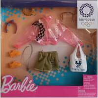 BARBIE LICENSED FASHION ACCESSORIES PACK TOKYO 2020 GJG34