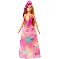 BARBIE DREAMTOPIA PRINCESS DOLL 12 INCH BLONDE WITH PURPLE HAIRSTREAK GJK13