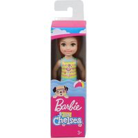 BARBIE CLUB CHELSEA BEACH CLUB 6 INCH DOLL WITH FLAMINGO SWIMSUIT