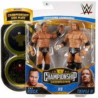 WWE CHAMPIONSHIP SHOWDOWN SERIES 2 - THE ROCK VS TRIPLE H 2 PACK