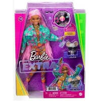 BARBIE FASHIONISTA EXTRA DELUXE DOLL #10 WITH PINK BRAID HAIR AND PET