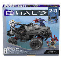 MEGA HALO INFINITE  UNSC RAZORBACK BLITZ  2 IN 1 PLAYSET INCLUDES 303 PCS