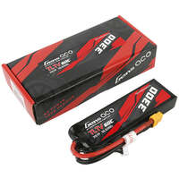 GENS ACE 3S 3300mAh 11.1V 60C SOFT CASE LiPo BATTERY (XT60 + TRX ADAPTOR)