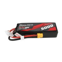 GENS ACE 3S 5000MAH 11.1V 60C SOFT CASE LIPO BATTERY (XT60 + TRX ADAPTOR)