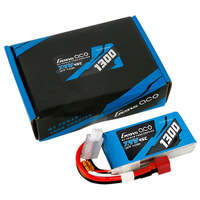 GENS ACE GEA2S130045D 2S 1300mAh 7.4V 45C SOFT CASE LiPo BATTERY (DEANS)