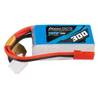 GENS ACE GEA3003S45JST LIPO 300MAH 11.1V 45C 3S BATTERY UMX