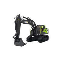 HUINA 1661 EXCAVATOR 2.4GHZ 11 CANNEL DIECAST REMOTE CONTROL INCLUDES BATTERY AND CHARGER - GREEN