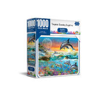 CROWN 018406 IMAGINE SERIES TROPICAL EVENING DOLPHINS 1000PC