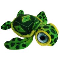 BORN WILD BY ELKA 15CM TURTLE TURNER GREEN PLUSH