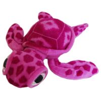 BORN WILD BY ELKA 15CM TURTLE TURNER PINK PLUSH