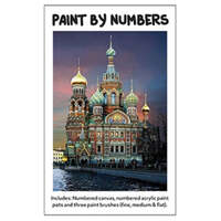 PAINT BY NUMBERS SC032BC ST BASILS CATHEDRAL - CANVAS 30x40CM