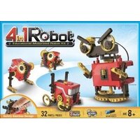 4 IN 1 ROBOT - EDUCATIONAL MOTORIZED ROBOT KIT 8+