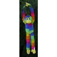 COTTON CANDY JG274 HANGING MONKEY CHLOE RAINBOW PLUSH