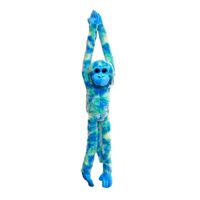 COTTON CANDY JG004 HANGING MONKEY CUDDLES TEAL PLUSH