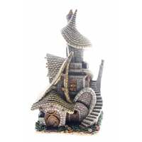 CHLOES GARDEN WHIMSICAL FAIRY SOLAR HOUSE 33CM