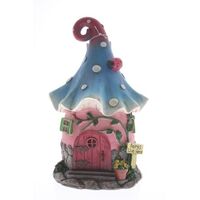 CHLOES GARDEN FANTASY FAIRY SOLAR HOUSE 24CM