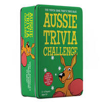 UNIVERSITY GAMES FF003 AUSSIE TRIVIA CHALLENGE CARD GAME TIN