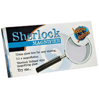 HEEBIE JEEBIES SHERLOCK MAGNIFIER GLASS 75MM