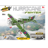 CONSTRUCT IT HURRICANE FIGHTER DIY MECHANICAL 331 PIECE STEM KIT