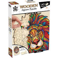 PUZZLE MASTER LION WOODEN JIGSAW PUZZLE 145PCE