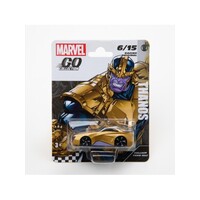 MARVEL GO COLLECTION DIECAST 1:64 RACING SERIES THANOS VEHICLE 6 OF 15