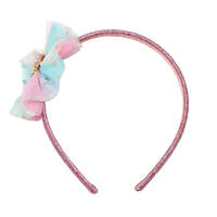 PINK POPPY - BARBIE DREAMTOPIA RAINBOW FANTASY TULLE HEADBAND WITH PEARL HEART PENDANT