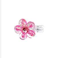 PINK POPPY DAISY SPARKLE HAIR CLIP ASSORTED COLOURS