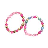 PINK POPPY BALLET DANCE BRACELET SET