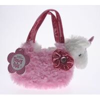 FANCY PALS UNICORN IN PINK FLUFFY BAG