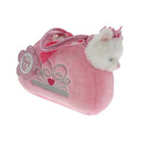 FANCY PALS PRINCESS CAT IN PINK CROWN BAG