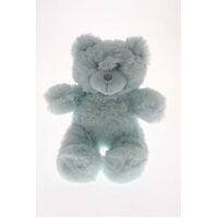 COTTON CANDY PLUSH BEAR RATTLE BLUE 20CM