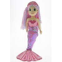 COTTON CANDY 45CM CANDY F-S PINK AND BLUE MERMAID