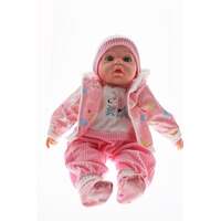 COTTON CANDY BABY DOLL LUCY WITH PINK UNICORN COAT SOFT BODY 50CM