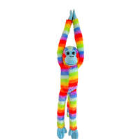 COTTON CANDY JG297 HANGING MONKEY JESS RAINBOW PLUSH