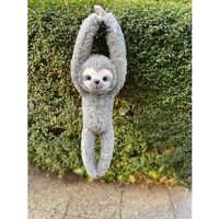 COTTON CANDY SLP05 HANGING SLOTH GUS DARK GREY PLUSH