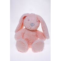 COTTON CANDY SITTING PLUSH BUNNY PINK 35CM