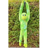 COTTON CANDY JG302 HANGING MONKEY KERMIT GREEN  PLUSH