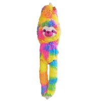 COTTON CANDY SLP07 HANGING SLOTH MIA FLOURO RAINBOW PLUSH