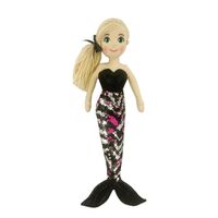 COTTON CANDY 45CM  AMY F-S PINK & SILVER STRIPES MERMAID